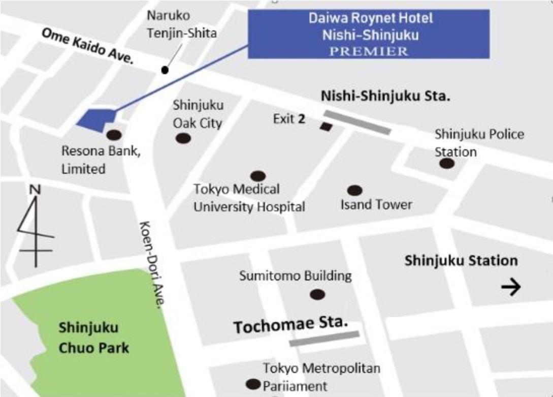 Daiwa Roynet Hotel Nishi-Shinjuku Premier Tokyo Exterior photo